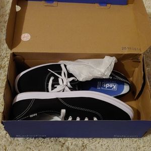 Keds Champion Black Canvas Shoes